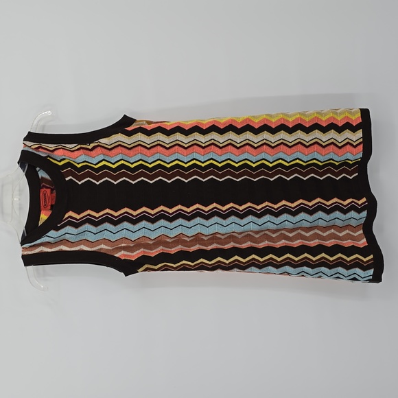 Missoni Target Chevron Mini Dress Size L - Picture 1 of 7